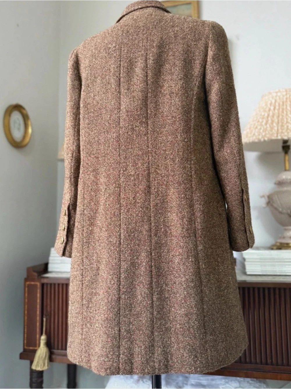 Chanel wool skirt suit set size 34